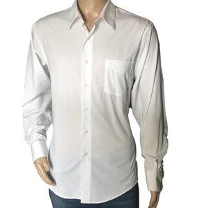 Sz. Large 16.5 in 34/35 VAN HEUSEN Fitted White